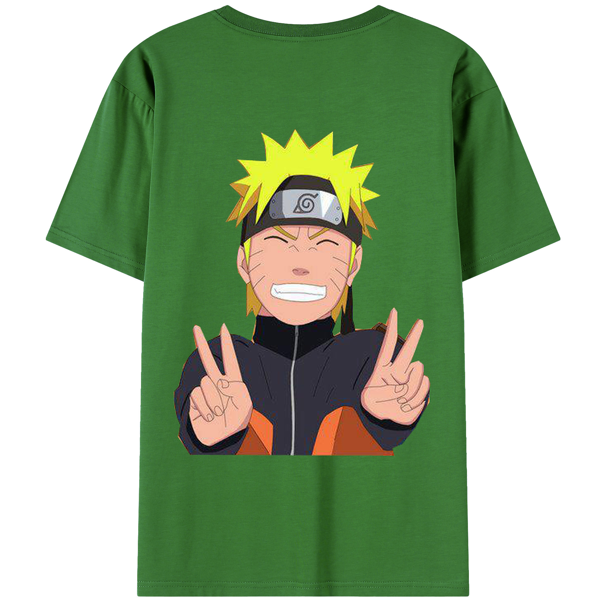 （画像用） NARUTO -ナルト- うずまき ナルト Uzumaki Naruto レディース半袖Tシャツ(バックプリント)